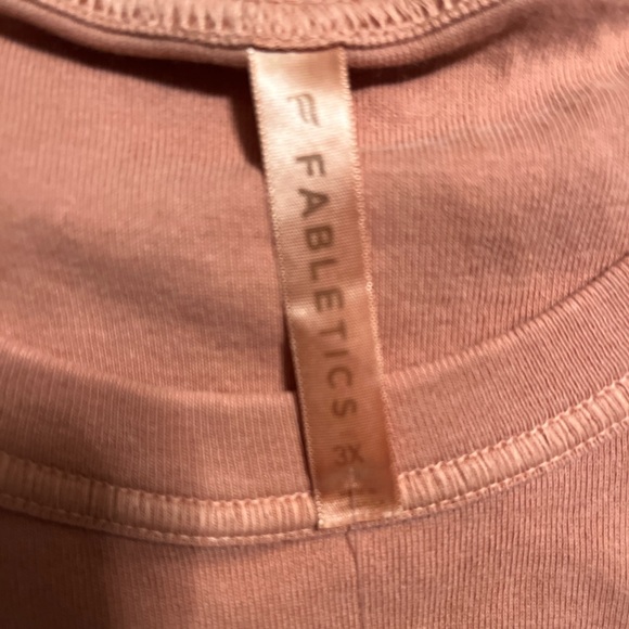 Fabletics Short Sleeve Crew Tee - Dusty Rose - Picture 3 of 3